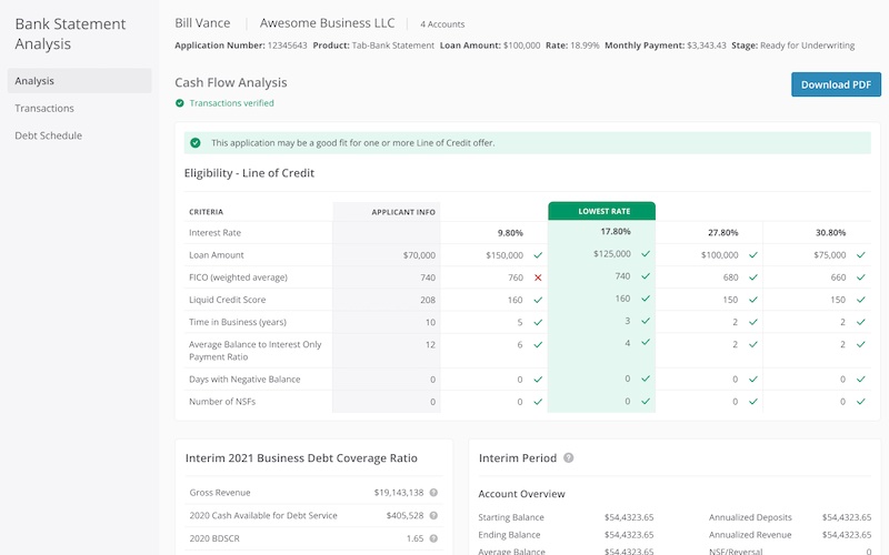 Bank Statement Analyzer